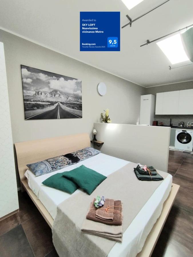 Sky Loft Nuovissimo Vicinanze Metro Apartamento Turim Exterior foto